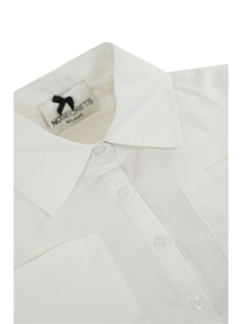 Camicia crop in cotone NO SECRETS | 251NS238COCCO